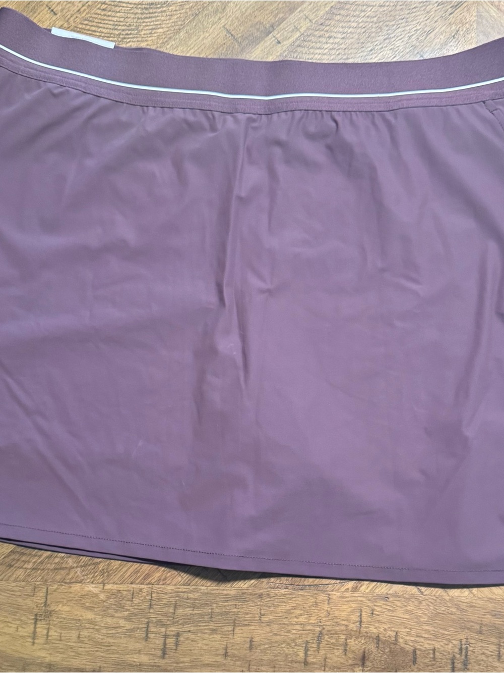 Soybu Purple Performance Mini Skort with Elastic Waistband and pockets